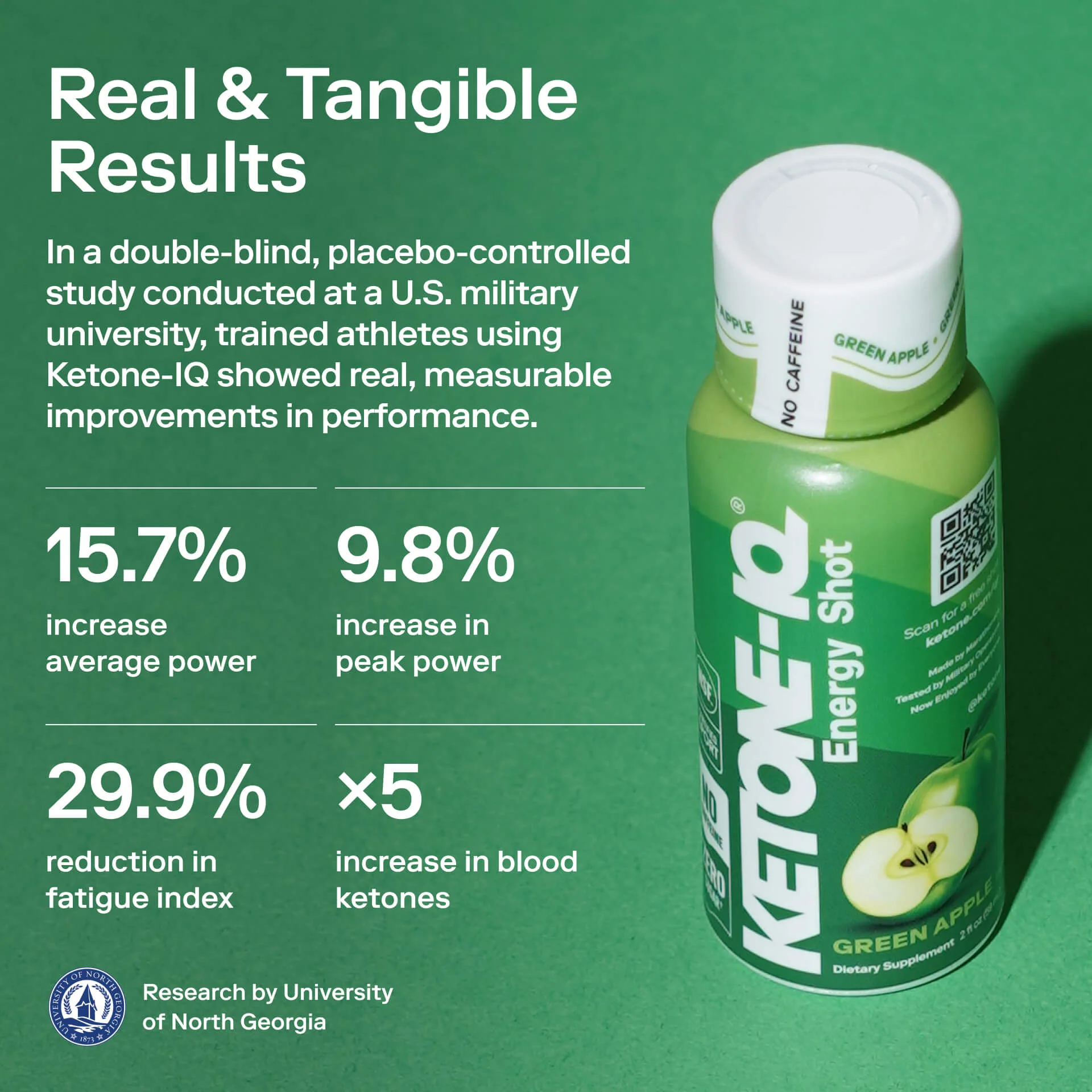 Ketone-IQ No Caffeine Shot Green Apple - Image 6